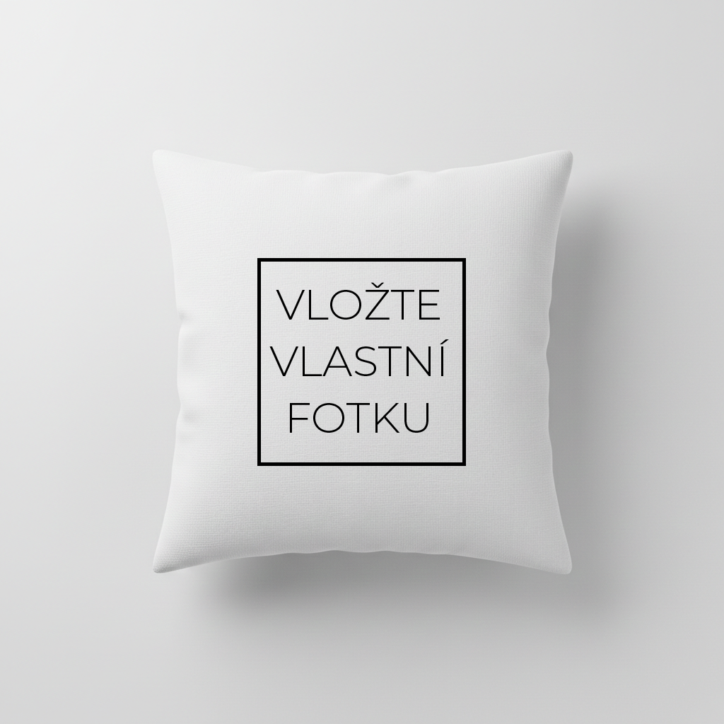 Polštář s vlastním potiskem 40 x 40 cm